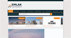 Desktop Screenshot of emlakgundem.com