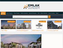 Tablet Screenshot of emlakgundem.com